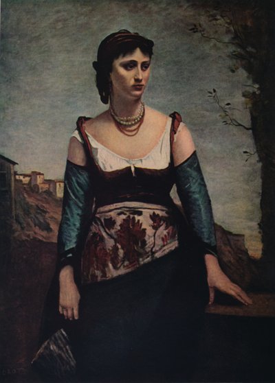 Agostina da Jean Baptiste Camille Corot