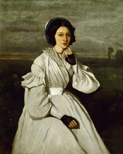 Claire Sennegon, 1837 da Jean Baptiste Camille Corot