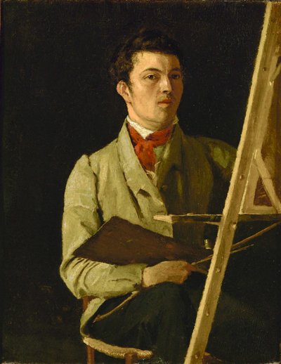 Corot, autoritratto ... da Jean Baptiste Camille Corot