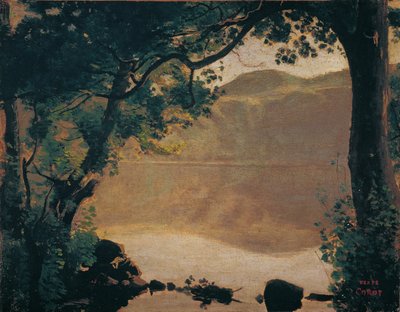 Il lago di Nemi da Jean Baptiste Camille Corot