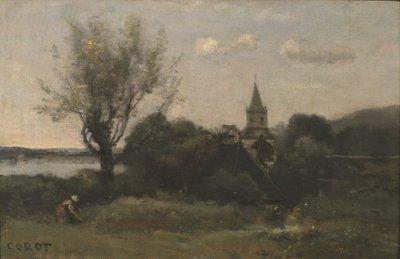 Ennery vicino ad Auvers da Jean Baptiste Camille Corot