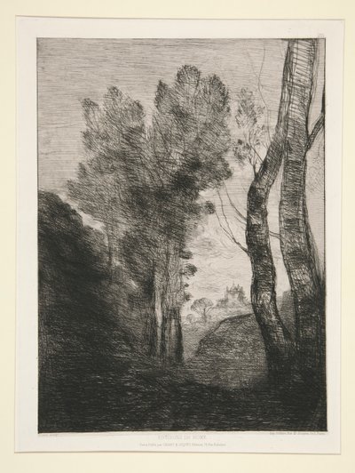Nei dintorni di Roma da Jean Baptiste Camille Corot