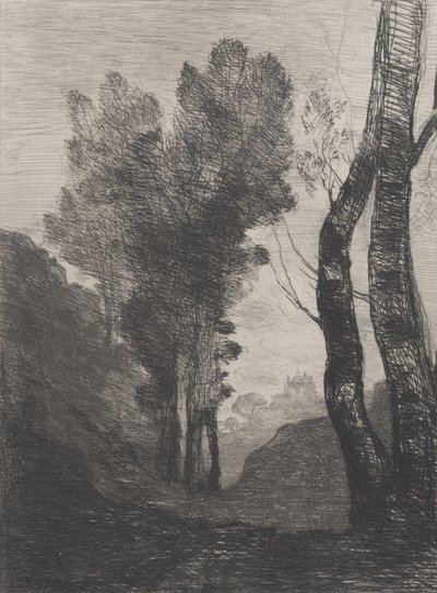 Dintorni di Roma da Jean Baptiste Camille Corot