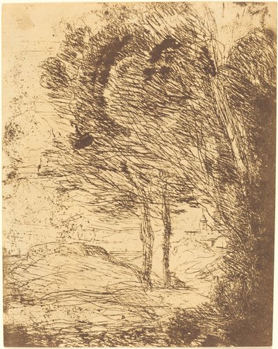 Dintorni di Genova, 1860 da Jean Baptiste Camille Corot