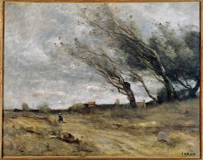 Tempesta da Jean Baptiste Camille Corot