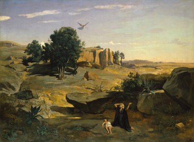 Agar nel deserto, 1835 da Jean Baptiste Camille Corot