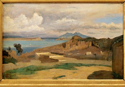 Ischia, vista dalle pendici del Monte Epomeo - Ischia, vista ... da Jean Baptiste Camille Corot