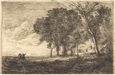 Paesaggio italiano da Jean Baptiste Camille Corot