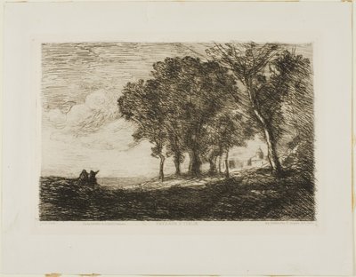 Paesaggio italiano da Jean Baptiste Camille Corot