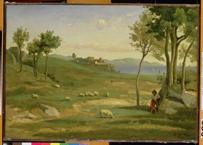 Paesaggio italiano, 1838 da Jean Baptiste Camille Corot