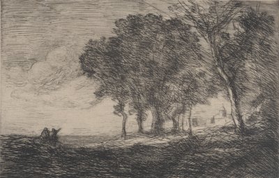 Paesaggio italiano, ca. 1865 da Jean Baptiste Camille Corot