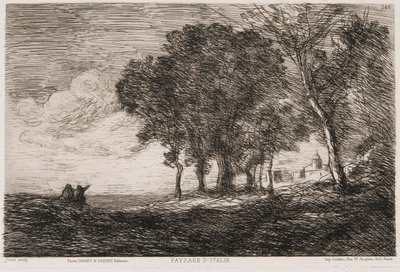 Paesaggio Italiano da Jean Baptiste Camille Corot