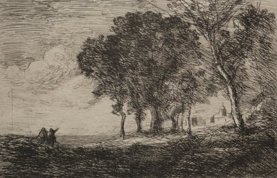 Paesaggio italiano da Jean Baptiste Camille Corot