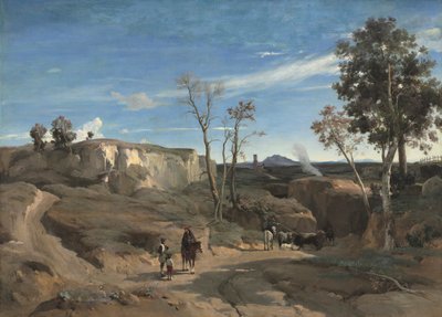 La Cervara, la campagna romana da Jean Baptiste Camille Corot