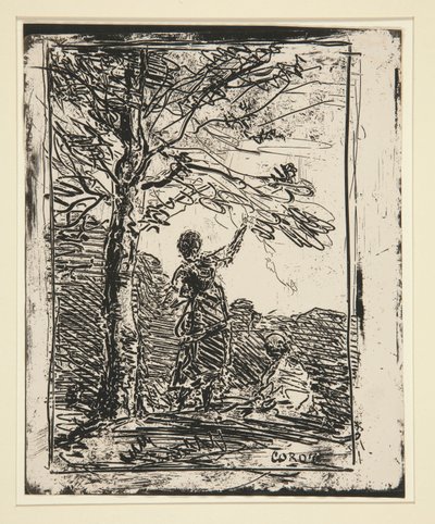 La Giovane Fanciulla e la Morte da Jean Baptiste Camille Corot