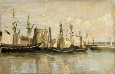 La Rochelle. Entrata del porto di échouage da Jean Baptiste Camille Corot