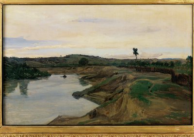 La passeggiata di Poussin, campagna di Roma ... da Jean Baptiste Camille Corot