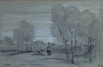 Paesaggio, 1864 da Jean Baptiste Camille Corot