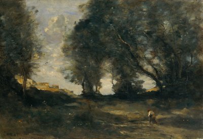 Paesaggio, 1860 circa (olio su tela) da Jean Baptiste Camille Corot