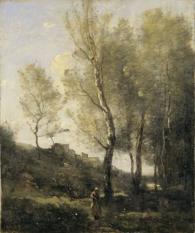 Paesaggio con Pioppi da Jean Baptiste Camille Corot