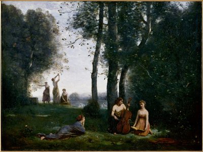 Il concerto campestre da Jean Baptiste Camille Corot