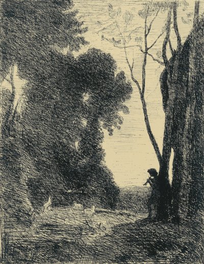 Le Petit Berger, 2em Planche da Jean Baptiste Camille Corot