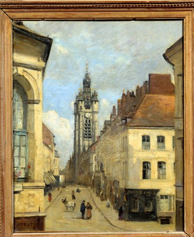 Le belfry de Douai da Jean Baptiste Camille Corot