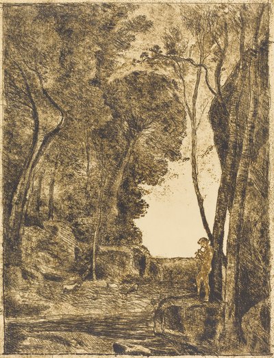 Piccolo pastore, 1ª tavola (Le Petit Berger) da Jean Baptiste Camille Corot