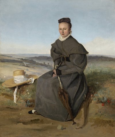 Louise Harduin, 1831 da Jean Baptiste Camille Corot
