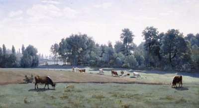 Mucche al pascolo da Jean Baptiste Camille Corot