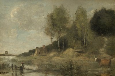 Palude a Boves, vicino ad Amiens da Jean Baptiste Camille Corot