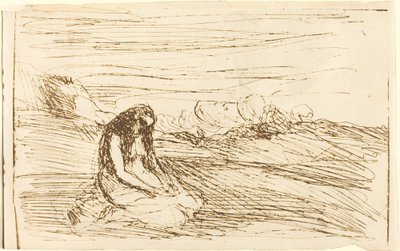 Maria Maddalena in meditazione, 1858 da Jean Baptiste Camille Corot
