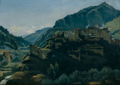 Villaggio meridionale da Jean Baptiste Camille Corot