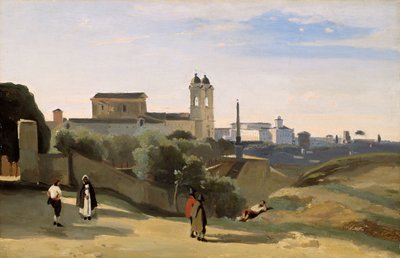 Monte Pincio, Roma da Jean Baptiste Camille Corot