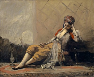 Odalisca da Jean Baptiste Camille Corot