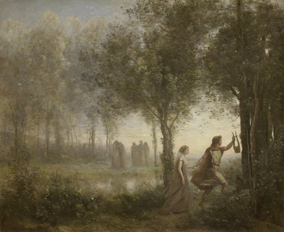 Orfeo che guida Euridice fuori dall