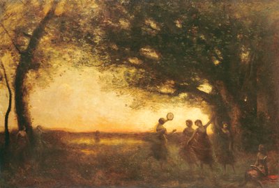 Piaceri della sera da Jean Baptiste Camille Corot