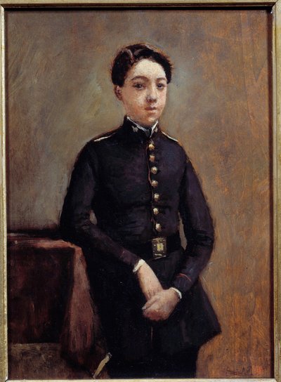 Ritratto del collegiale Abel Chambaud da Jean Baptiste Camille Corot