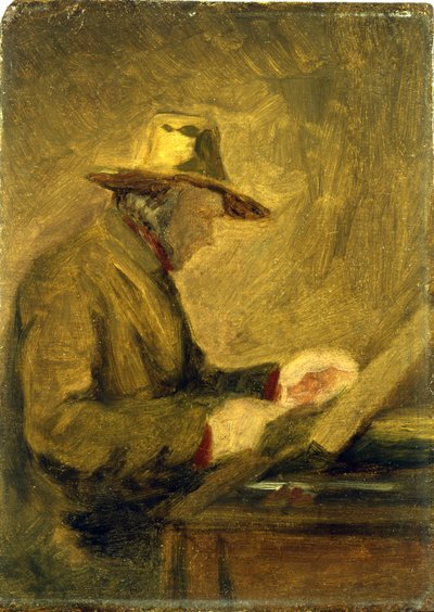 Ritratto di Daumier da Jean Baptiste Camille Corot
