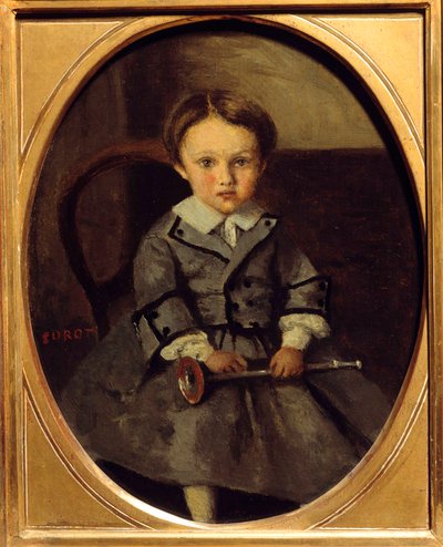 Ritratto di Maurice Robert (1853-1925), figlio di Francois Robert, amico di Corot da Jean Baptiste Camille Corot