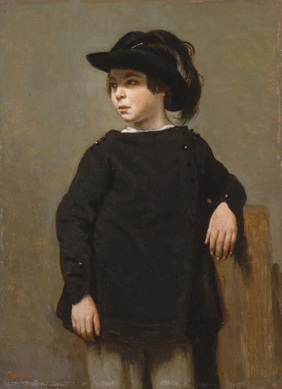 Ritratto di un bambino, c.1835 da Jean Baptiste Camille Corot