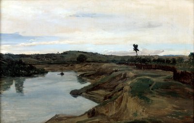 Passeggiata di Poussin, la Campagna Romana, 1826-1828 da Jean Baptiste Camille Corot