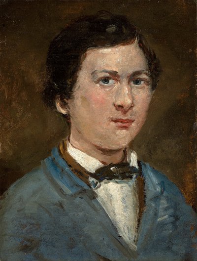 Autoritratto, c.1818-1821 da Jean Baptiste Camille Corot