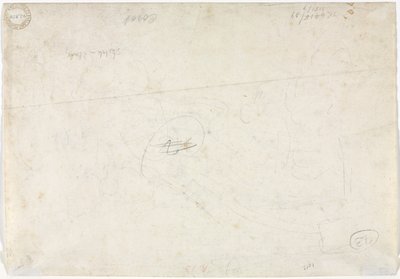 Schizzo per un paesaggio (verso), 1827 da Jean Baptiste Camille Corot