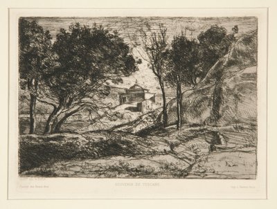 Ricordo della Toscana da Jean Baptiste Camille Corot