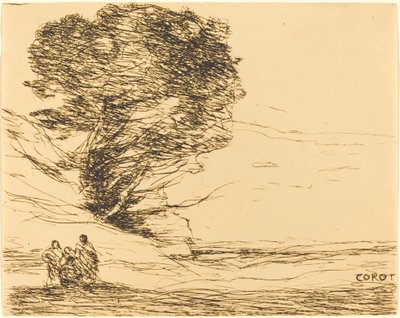 Souvenir di Antibes da Jean Baptiste Camille Corot