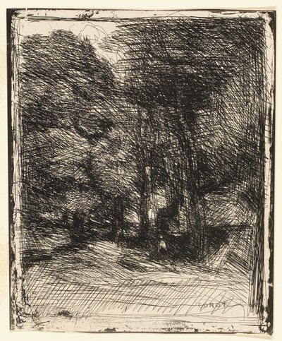 Souvenir di Bas-Bréau da Jean Baptiste Camille Corot
