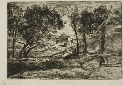 Souvenir della Toscana da Jean Baptiste Camille Corot