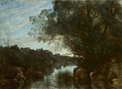 Souvenir dei dintorni del Lago di Nemi da Jean Baptiste Camille Corot