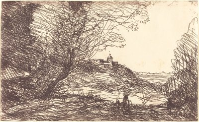 Ricordo dei dintorni di Monaco da Jean Baptiste Camille Corot